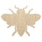 Bee Drawing Unfinished Wood Shape Piece Cutout for DIY Craft Projects